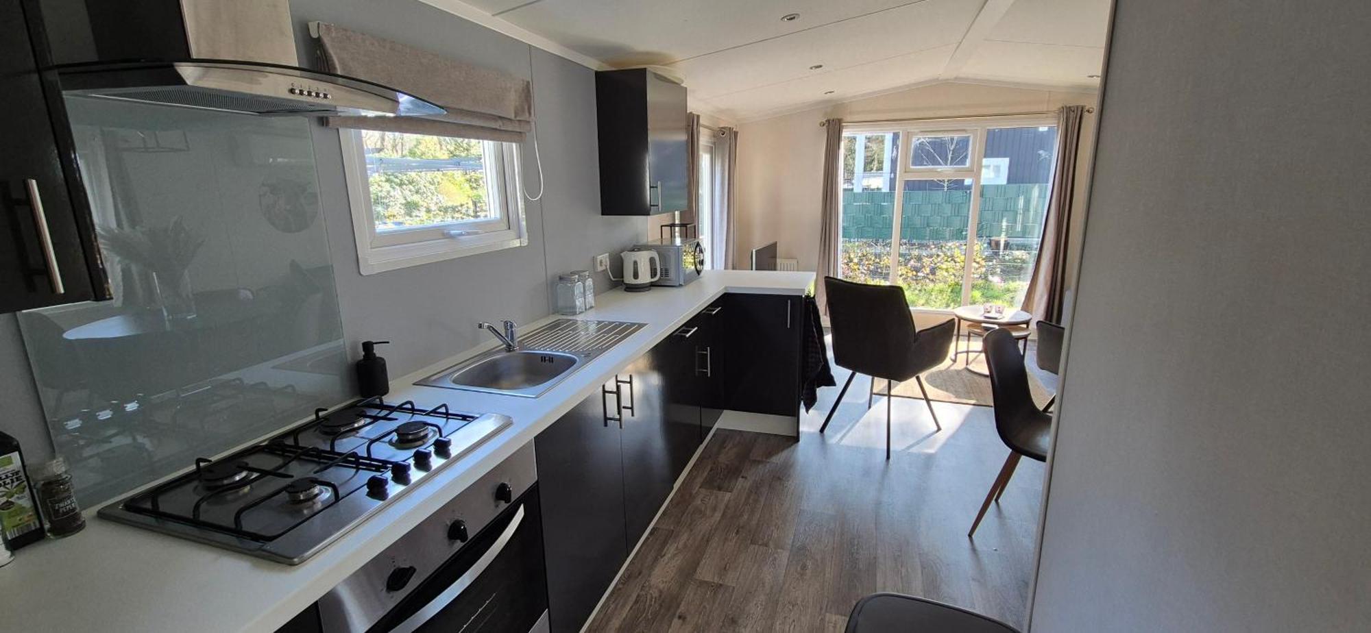 Het Veluwse Boshuisje Knus Chalet Met Omheinde Tuin Op De Veluwe ホンデルロー エクステリア 写真