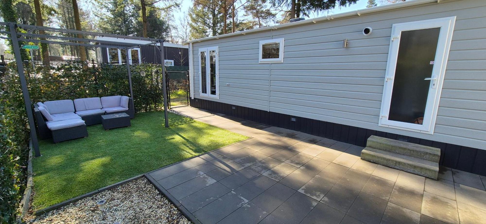 Het Veluwse Boshuisje Knus Chalet Met Omheinde Tuin Op De Veluwe ホンデルロー エクステリア 写真