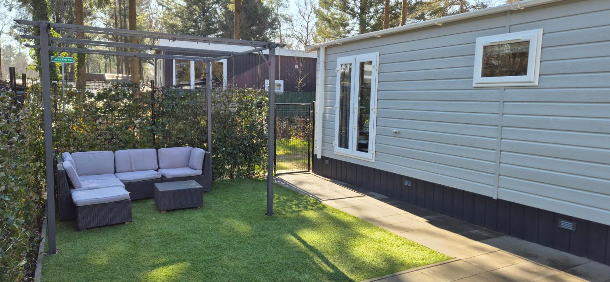 Het Veluwse Boshuisje Knus Chalet Met Omheinde Tuin Op De Veluwe ホンデルロー エクステリア 写真